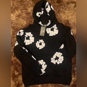 Denim Tears The Cotton Wreath Hoodie Black